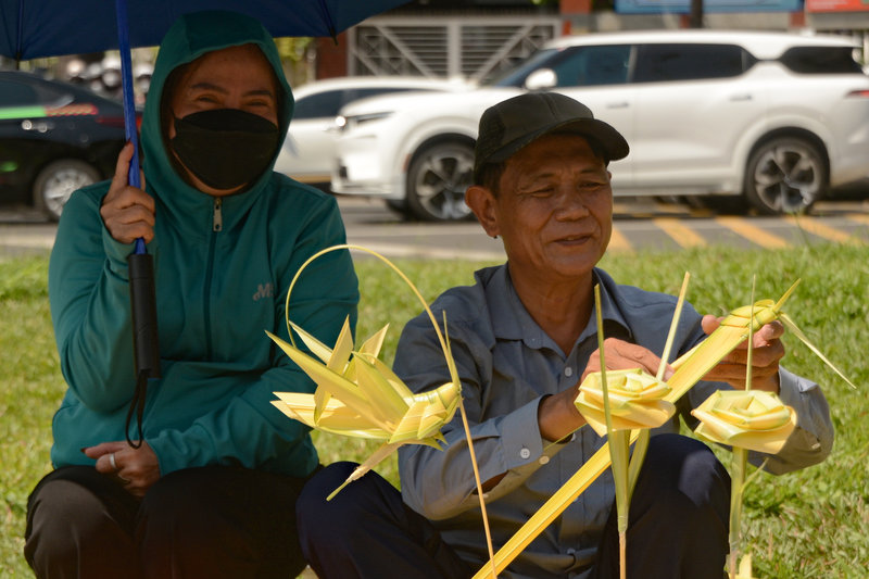 Kunstobjekte aus Bambus